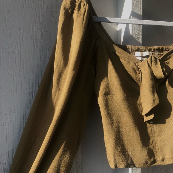 Urban outfitters - olive green top - Picture 4 of 4